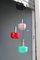 Italian Multicolor Suspension Light from Vistosi, 1950s, Image 1