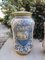 Jarrones de farmacia Deruta Albarelli de cerámica blanca con pinturas azules, años 50. Juego de 2, Imagen 4