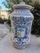 Jarrones de farmacia Deruta Albarelli de cerámica blanca con pinturas azules, años 50. Juego de 2, Imagen 11