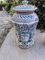 Deruta Pharmacy Vasen Albarelli aus weißer Keramik mit blauen Malereien, 1950er, 2er Set 13