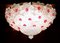 Vintage Clear and Red Ceiling Light, Image 5
