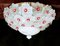 Vintage Clear and Red Ceiling Light 1