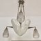 Art Deco French Pendant Lamp by David Gueron for Verrerie Dart Degué, 1920s 1