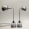 Art Deco French Metal Desk Lamps by Charlotte Perriand for Jumo, 1940s, Set of 2 1