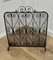 Wrought Iron Fire Screen 4