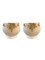 White Lacquered Ceramic Vases with Gilt Decorations, Italy, 1970s, Set of 2, Image 1