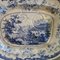 Meat Serving Plate in Blue and White Porcelain, 1830s, Image 2