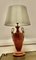 Lampe de Bureau Art Déco en Céramique Marbre Simulé, 1950s 3