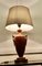Lampe de Bureau Art Déco en Céramique Marbre Simulé, 1950s 6