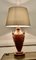 Lampe de Bureau Art Déco en Céramique Marbre Simulé, 1950s 7