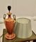 Art Deco Simulated Marble Ceramic Table Lamp, 1950s 4