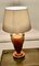 Lampe de Bureau Art Déco en Céramique Marbre Simulé, 1950s 5