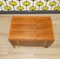 Large Sewing Box in Walnut on Wheels, 1960s, Image 3