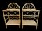 Rattan Tisch, Italien, 1970er, 2er Set 1