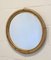 Runder Spiegel aus Bambus, 1970er 1