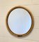 Round Mirror in Bamboo, 1970s 1