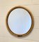 Round Mirror in Bamboo, 1970s, Image 1