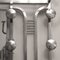 Large Art Deco French Coat Stand in Polished Aluminum, 1930s, Image 7