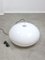 Italian Space Age White Doughnut Ceiling Lamp, 1970s 13