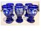 Wine and Water Glasses in Murano Glass, Italy, 1970s, Set of 12 1