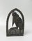 Art Nouveau Wrought Iron Book Supports Marabu in the style of Edgar Brandt, 1890s, Set of 2 13