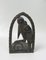 Art Nouveau Wrought Iron Book Supports Marabu in the style of Edgar Brandt, 1890s, Set of 2, Image 13