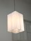 Vintage Italian Acrylic Glass Tower Pendant Lamp 10