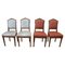 Dining Chairs in Walnut, 18th Century, Set of 4 1