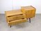 Credenza Mid-Century in legno e ottone, Italia, anni '50, Immagine 4