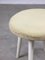 Tabouret Vintage en Tissu Beige, 1980s 2