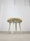 Vintage Italian Stool in Beige Fabric, 1980s, Image 6