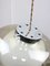 Vintage Italian Chrome and Glass Pendant Lamp 8