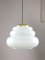 Mid-Century Italian Brass and Opaline Pendant Lamp, 1950s, Image 1