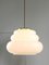 Mid-Century Italian Brass and Opaline Pendant Lamp, 1950s, Image 8