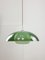 Lámpara colgante italiana era espacial verde de vidrio acrílico, Imagen 16