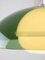 Lámpara colgante italiana era espacial verde de vidrio acrílico, Imagen 12