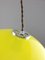 Space Age Italian Yellow Acrylic Glass Pendant Lamp, 1970s 8