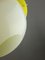 Space Age Italian Yellow Acrylic Glass Pendant Lamp, 1970s, Image 9