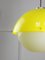 Space Age Italian Yellow Acrylic Glass Pendant Lamp, 1970s 6