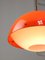 Space Age Italian Orange Acrylic Glass Pendant Lamp, 1970s 7