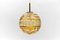 Yellow Murano Glass Ball Pendant Lamp from Doria Leuchten, 1960s 1