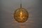 Gelbe Kugel Hängelampe aus Muranoglas von Doria Leuchten, 1960er 8