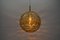 Yellow Murano Glass Ball Pendant Lamp from Doria Leuchten, 1960s, Image 8