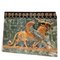 Cuarenta y nueve azulejos Mid-Century con relieve de león, Imagen 2