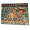 Cuarenta y nueve azulejos Mid-Century con relieve de león, Imagen 1