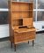 Mid-Century Danish Teak Secretary with Drawers and Desk, 1960s 2