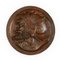Carved Wooden Medallions with Profiles of Knights, Set of 2 2