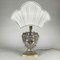 Silver Copper Lamps with Fans, 1970s, Set of 2, Image 1