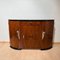 Art Deco Sideboard in Walnut Veneer & Nickel, France, 1930s, Image 2