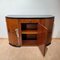 Art Deco Sideboard aus Nussholz Furnier & Nickel, Frankreich, 1930er 18